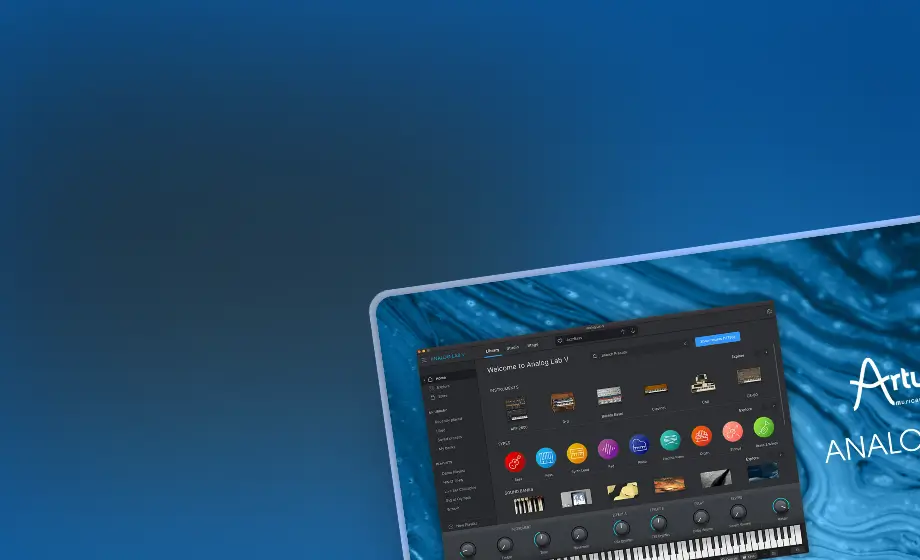 arturia v collection vintage synth plugins bundle